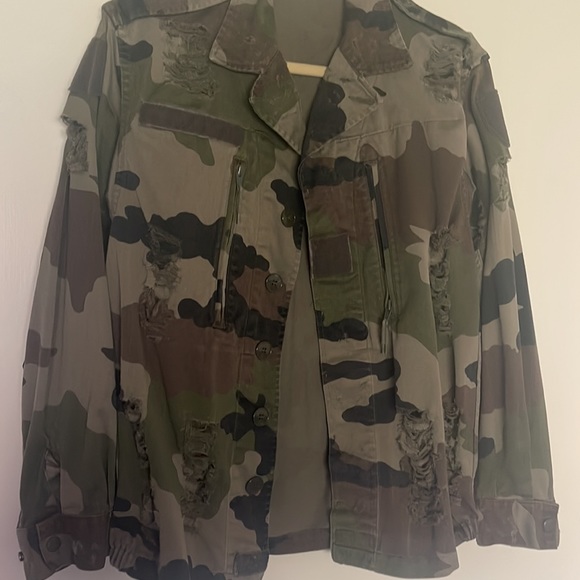 Camo distressed jacket - Picture 7 of 11